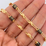 Cadena Rustica Barril 12.15gr / 61.5cm / 4.6mm Oro Amarillo 18K $