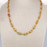 Cadena Rustica Barril Tec 15.55gr / 61.5cm / 5.4mm Oro Amarillo 18K $