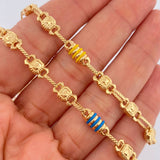 Cadena Rustica Barril Tec 15.55gr / 61.5cm / 5.4mm Oro Amarillo 18K $