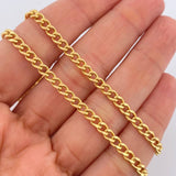 Cadena Cuabana 5.15gr / 60cm / 3mm Oro Amarillo +1 18K &