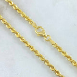 Cadena Lazo 8.65gr / 70cm / +3 Oro 18K