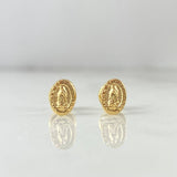 Topos Virgen Guadalupe 0.6gr / 0.6cm / Oro Amarillo *