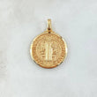 Dije Medalla San Benito 4.6gr / 3cm / Oro Amarillo 18K ©
