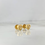 Topos Corazón 0.75gr / Diamantado Oro Amarillo ©