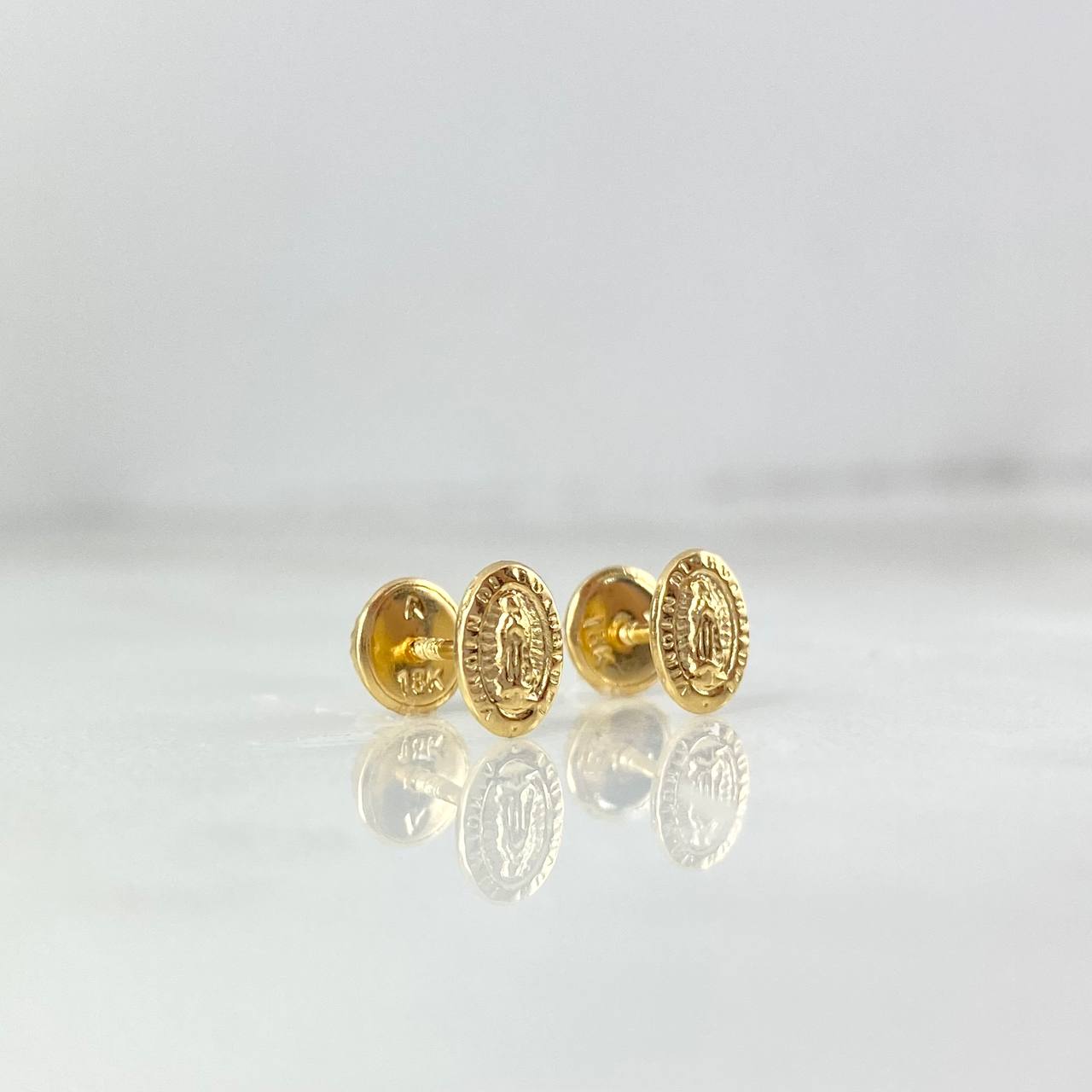 Topos Virgen Guadalupe 0.6gr / 0.6cm / Oro Amarillo *