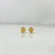 Topos Bisel 0.4gr / Circones Blancos Oro Amarillo