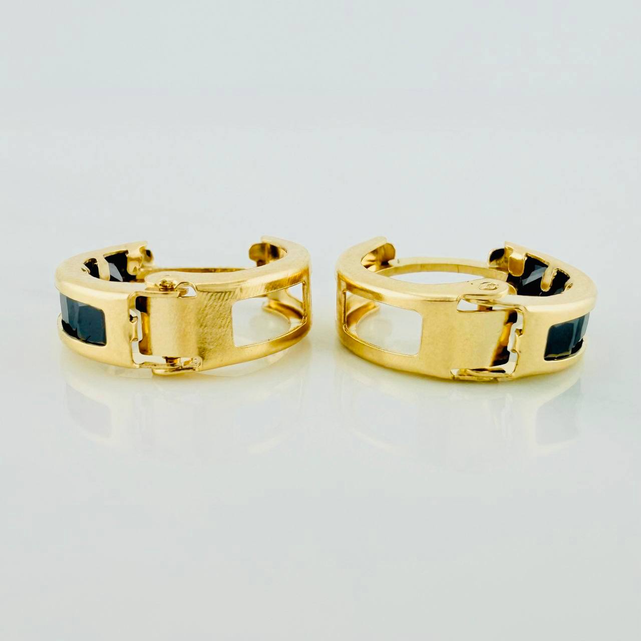 Candongas Carril 1.7 g / 1.3 cm Oro Amarillo 18K