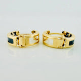 Candongas Carril 1.7 g / 1.3 cm Oro Amarillo 18K