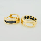 Candongas Carril 1.7 g / 1.3 cm Oro Amarillo 18K