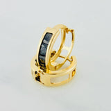 Candongas Carril 1.7 g / 1.3 cm Oro Amarillo 18K