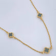 Cadena Trebol Aro Seguido 6.35gr / 46cm / 6mm Oro Amarillo +4 18K %
