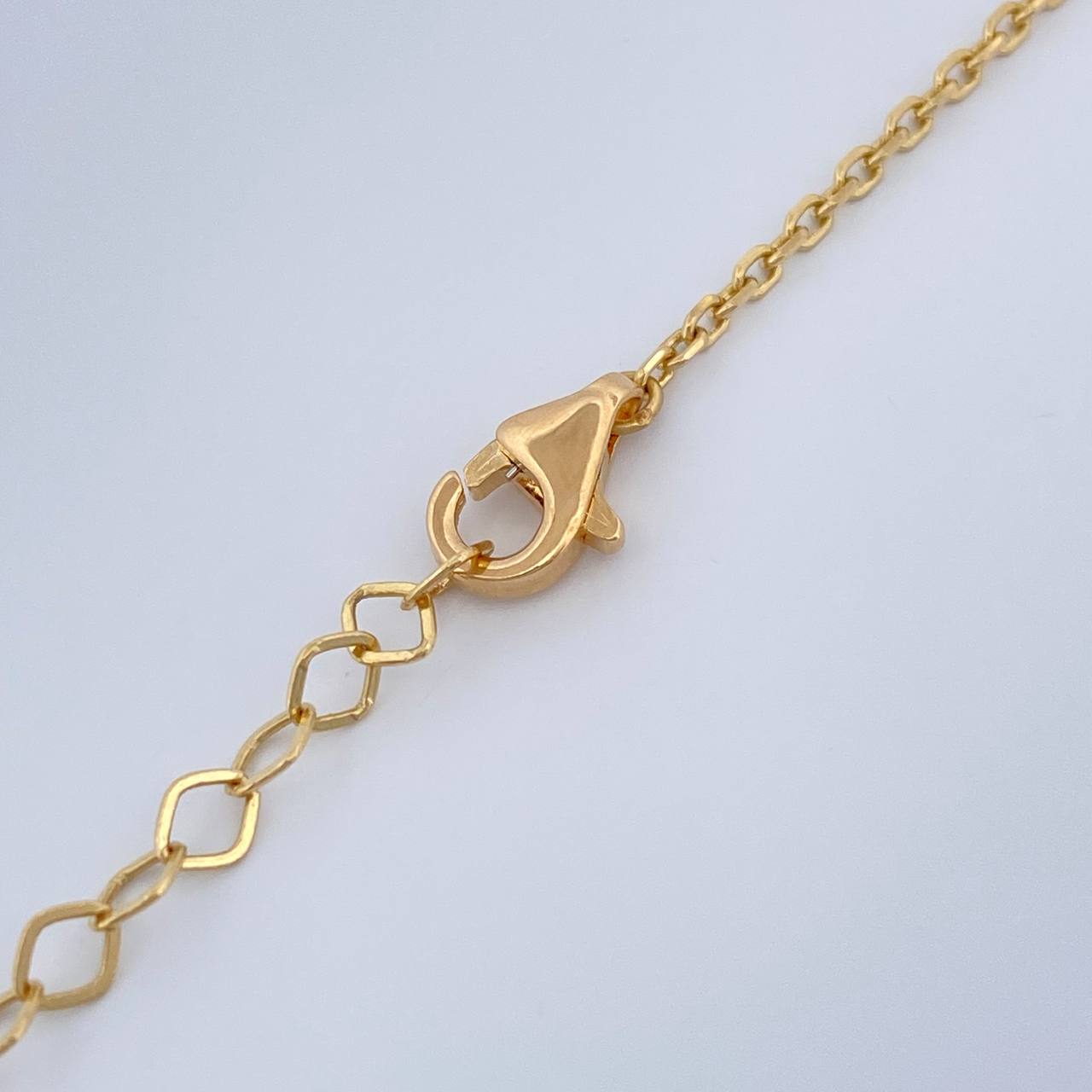 Cadena Trebol Aro Seguido 6.35gr / 46cm / 6mm Oro Amarillo +4 18K %