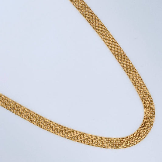 Cadena China 20.6gr / 60.5cm / 6.4mm Oro Amarillo +1 18K %