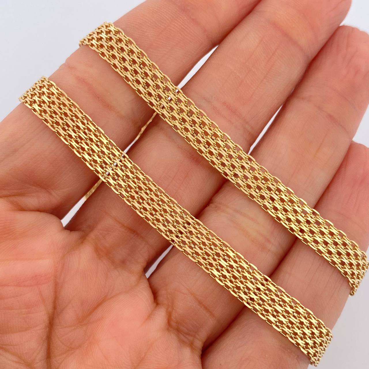 Cadena China 20.6gr / 60.5cm / 6.4mm Oro Amarillo +1 18K %