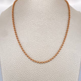 Cadena Militar 12.85gr / 60.5cm / 3mm Oro Rosa +3 18K %