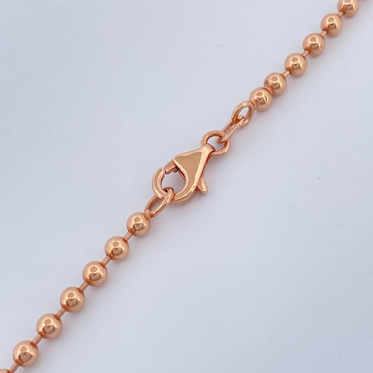Cadena Militar 12.85gr / 60.5cm / 3mm Oro Rosa +3 18K %