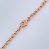 Cadena Militar 12.85gr / 60.5cm / 3mm Oro Rosa +3 18K %
