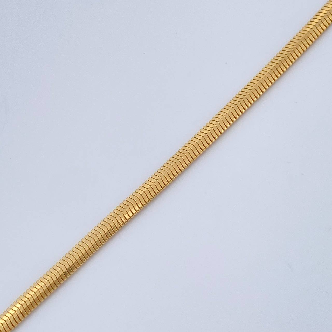 Pulso Serpiente 3.45gr / 20cm / 2.5mm Oro Amarillo +3 18K %