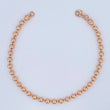 Pulso Tipo Militar 6.6gr / 20cm / 4mm Oro Rosa +3 18K %