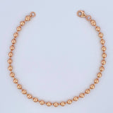 Pulso Tipo Militar 6.6gr / 20cm / 4mm Oro Rosa +3 18K %