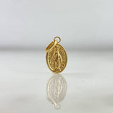 Dije Virgen Milagrosa 0.6gr / 2cm / Oro Amarillo ©