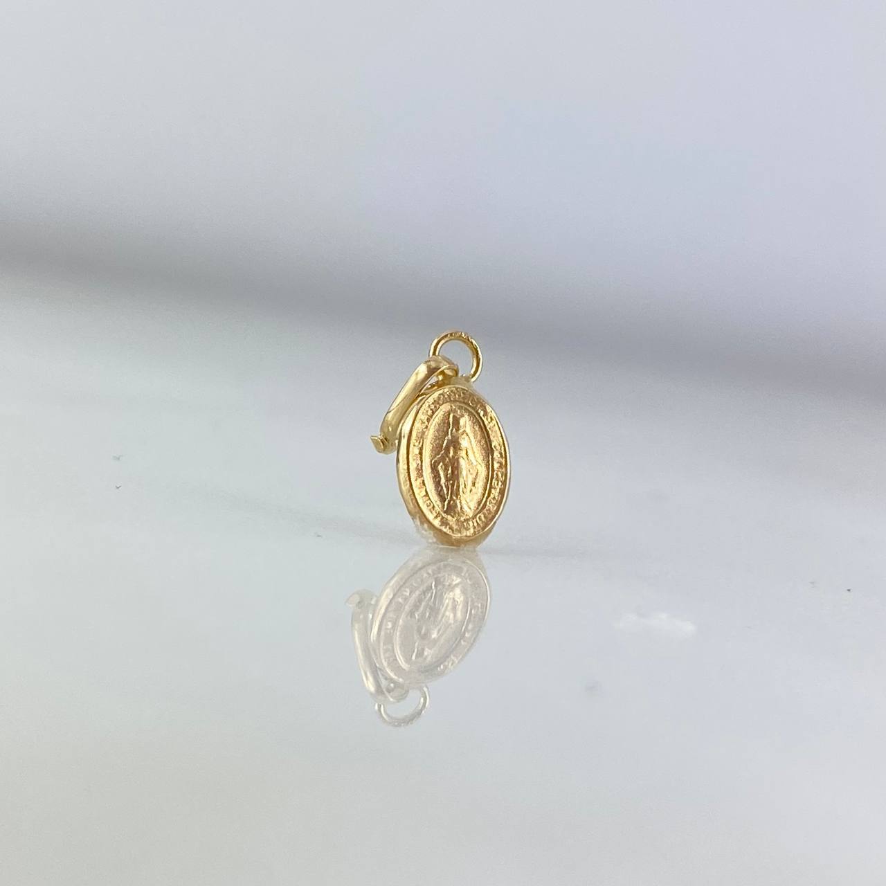Dije Virgen Milagrosa 0.25gr / 1.4cm / Troquelado Oro Amarillo