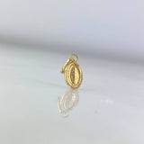 Dije Virgen Milagrosa 0.25gr / 1.4cm / Troquelado Oro Amarillo