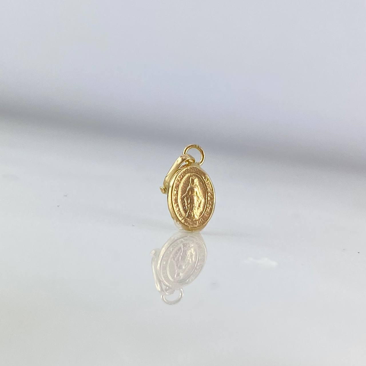 Dije Virgen Milagrosa 0.25gr / 1.4cm / Troquelado Oro Amarillo