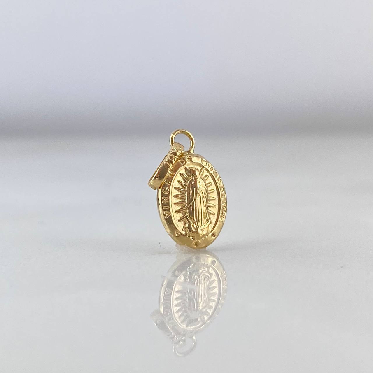 Dije Virgen de Guadalupe 0.45gr / 1.8cm / Troquelado Oro Amarillo