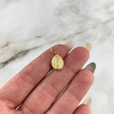 Dije Virgen de Guadalupe 0.5gr / 2cm / Troquelado Oro Amarillo