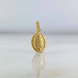 Dije Virgen de Guadalupe 0.5gr / 2cm / Troquelado Oro Amarillo