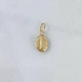 Dije Virgen de Guadalupe 0.4gr / 1.5cm / Oro Amarillo ©