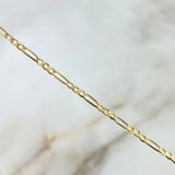 Cadena Figaro 1.8gr / 40cm / 2.1mm Oro Amarillo +1