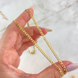 Cadena Cubana 10.45gr / 60cm / 3mm Oro Amarillo +0