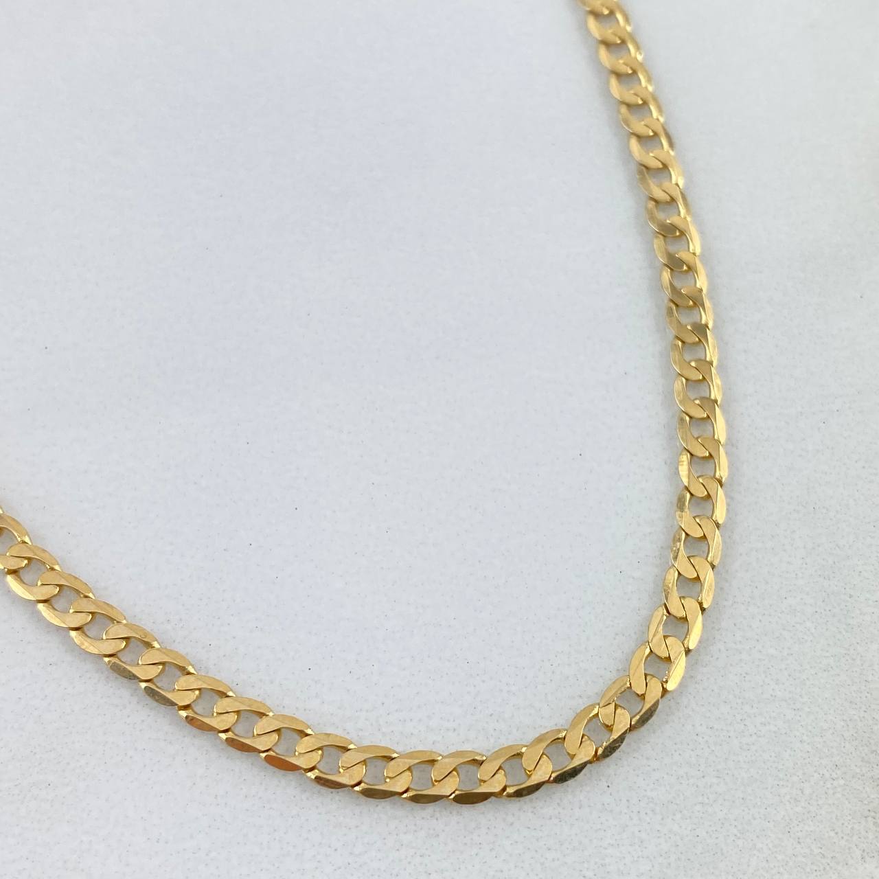 Cadena Cubana 10.45gr / 60cm / 3mm Oro Amarillo +0