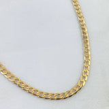 Cadena Cubana 10.45gr / 60cm / 3mm Oro Amarillo +0