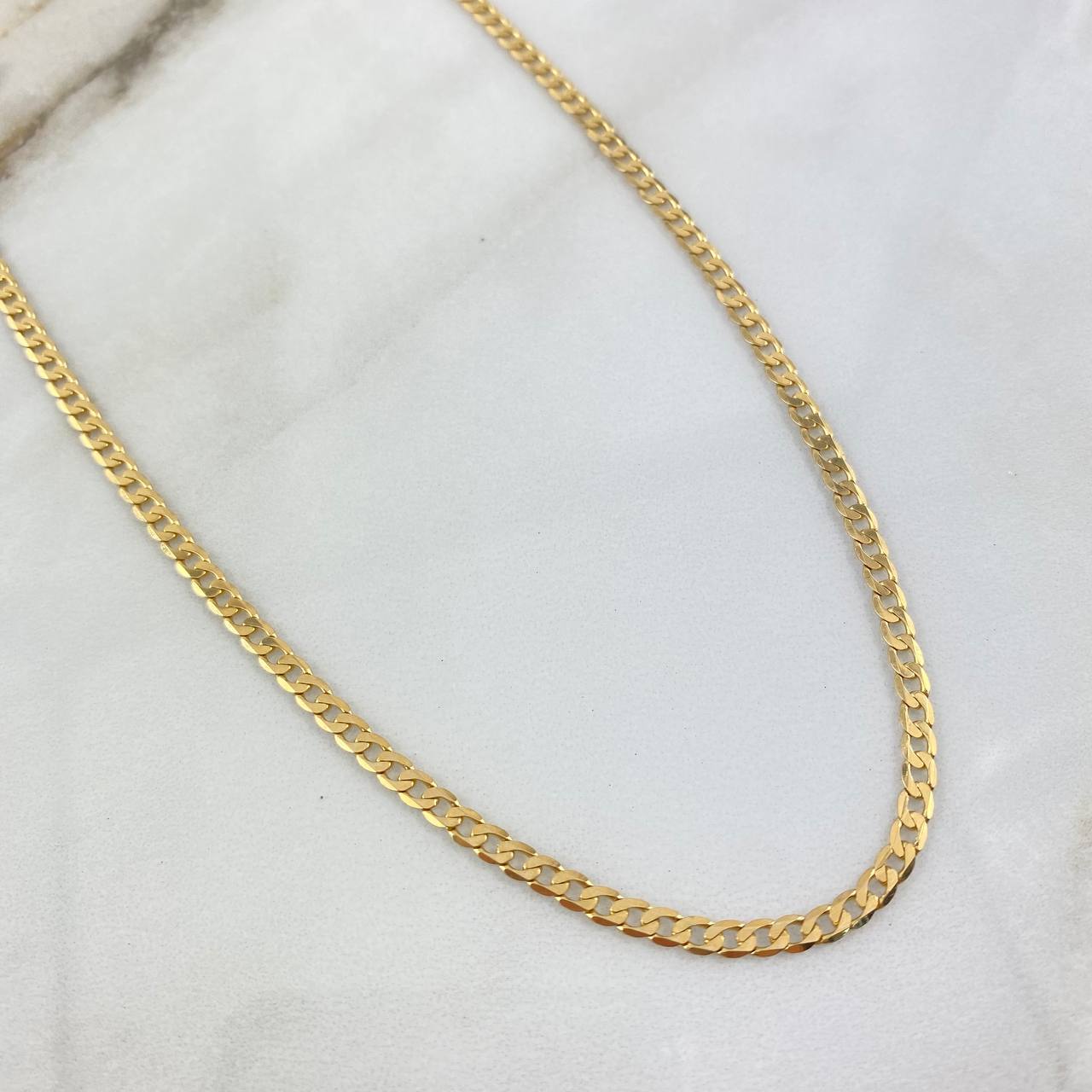 Cadena Cubana 10.45gr / 60cm / 3mm Oro Amarillo +0