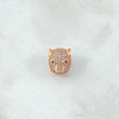 Herraje Cabeza Pantera 1.75gr / 1cm / Circones Blancos Verdes Oro Rosa 18K