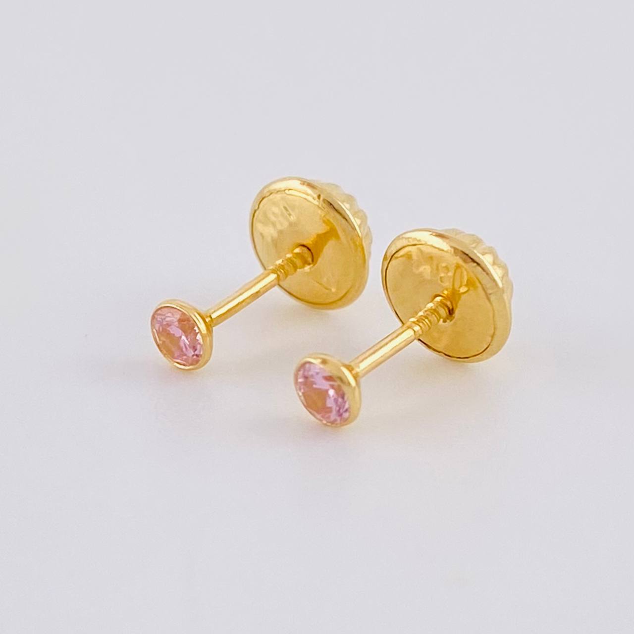 Topos Bisel 0.4g / 2.8mm Oro Amarillo 18K