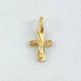 Dije Crúz Cristo 0.4gr / 1.6cm / Oro 18K ©