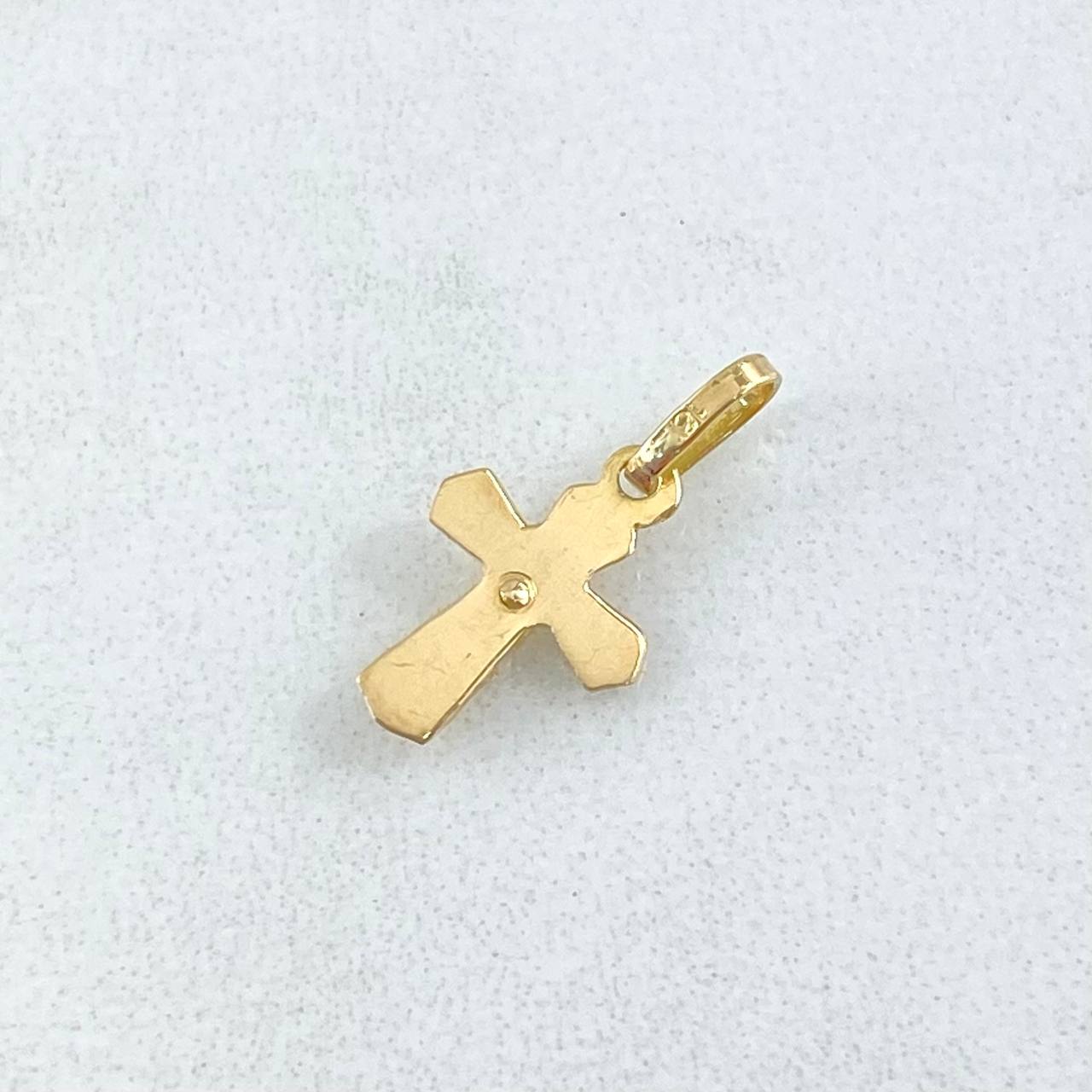 Dije Crúz Cristo 0.4gr / 1.6cm / Oro 18K ©