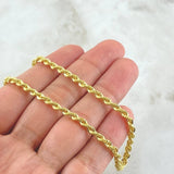 Cadena Lazo 8.65gr / 70cm / +3 Oro 18K