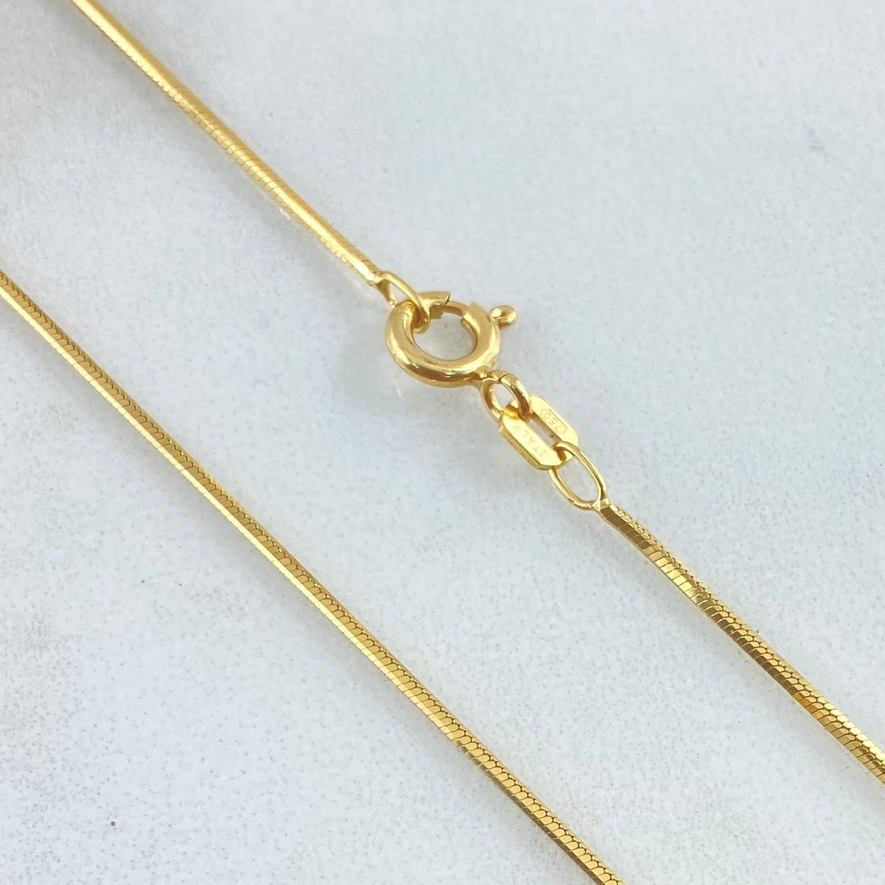 Cadena Ratón Veneciano 5.6gr / 50cm / +3 Oro 18K