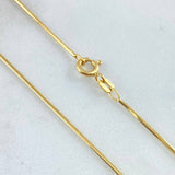 Cadena Ratón Veneciano 5.6gr / 50cm / +3 Oro 18K