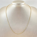 Cadena Ratón Veneciano 5.6gr / 50cm / +3 Oro 18K