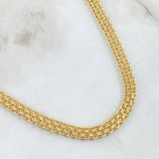 Cadena China 12.2gr / 60cm / +1 Oro 18K