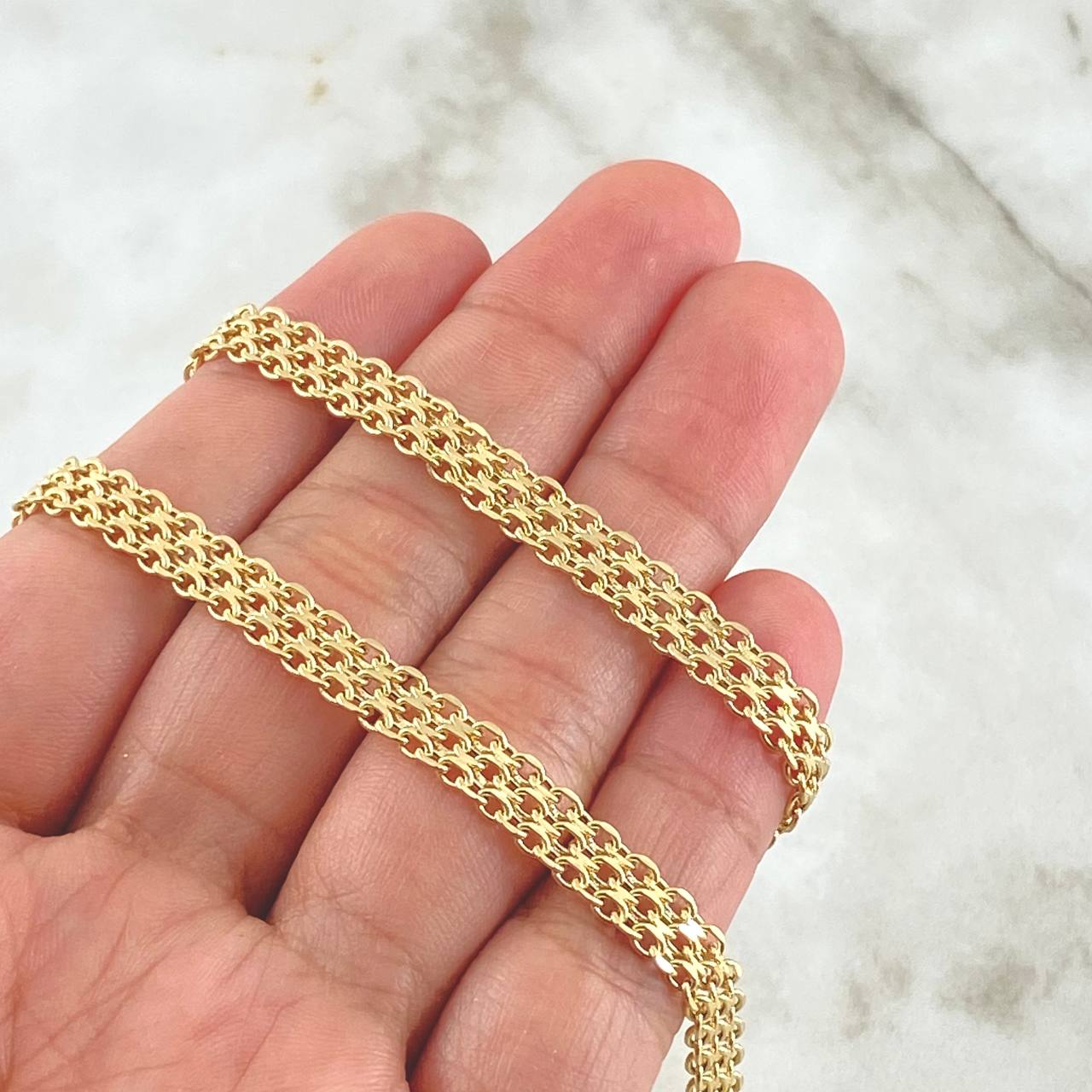 Cadena China 12.2gr / 60cm / +1 Oro 18K