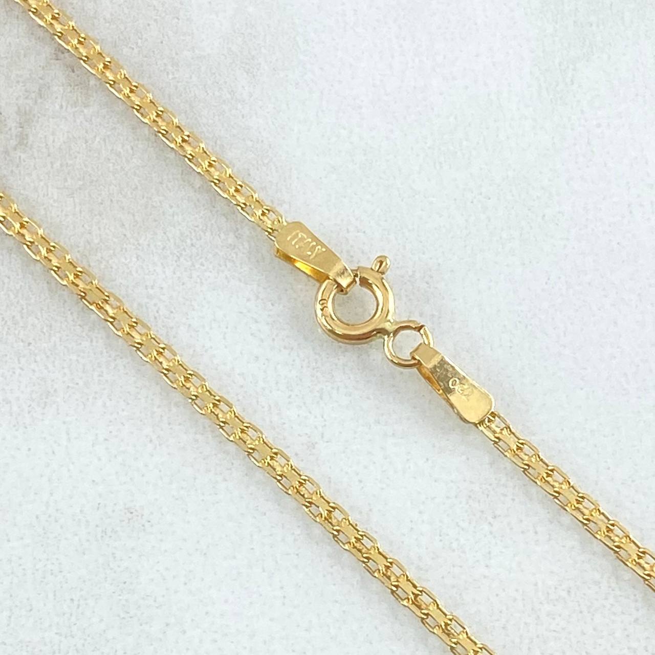Cadena China 3.4gr / 50cm / +1 Oro 18K
