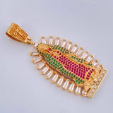 Dije Virgen De Guadalupe 11.2gr / 5.1cm / Oro Amarillo 18K $