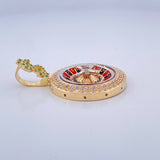 Dije Ruleta 11.7gr / 4cm / Tres Oros 18K $